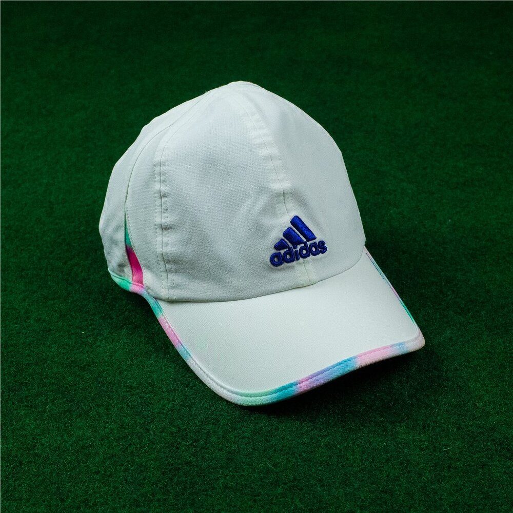 Women’s adidas adizero White and Tie-Dye Workout Hat